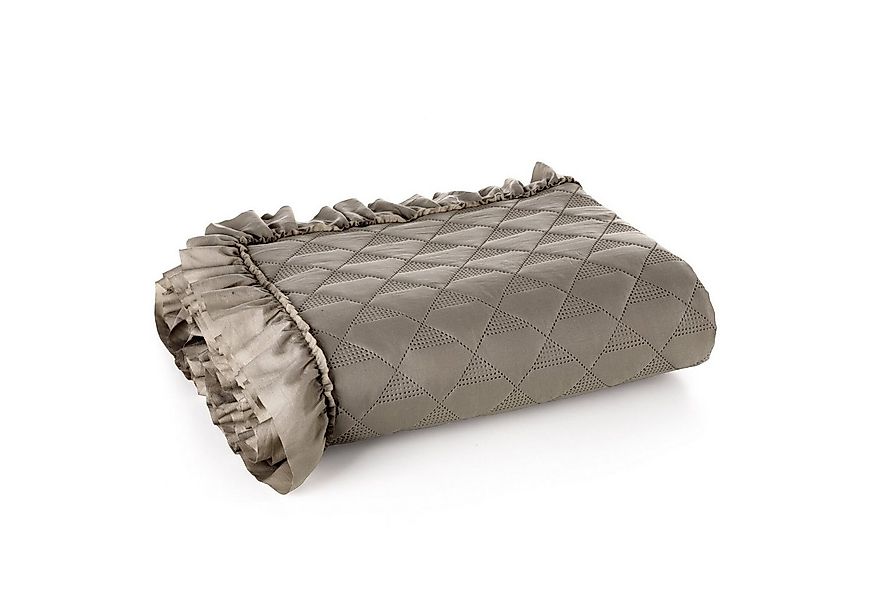 Eurofirany Tagesdecke VANESA & LIBI, Stepppdecke mit Rüschen Bettüberwurf g günstig online kaufen