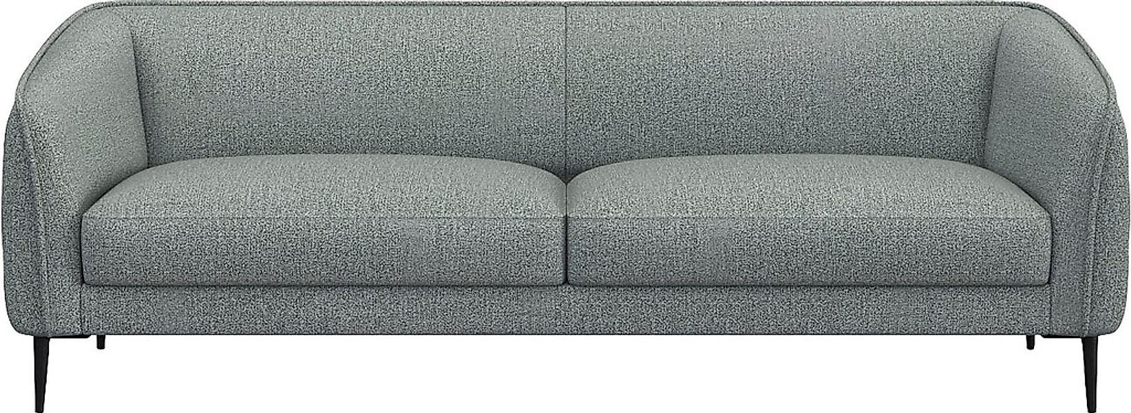 FLEXLUX 3-Sitzer "Belle Designsofa, Couch, bequem durch Kaltschaum im Sitz" günstig online kaufen