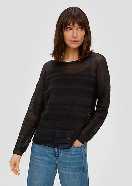 s.Oliver Strickpullover Pullover mit Musterstruktur günstig online kaufen