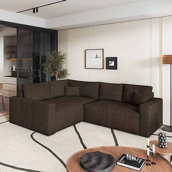 Masseno Ecksofa ERONIS mit Schlaffunktion L-Form, günstig online kaufen