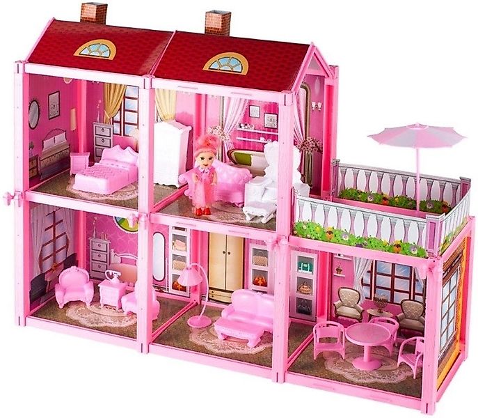 Ikonka Puppenhaus Traumvilla Deluxe: Das Ultimative günstig online kaufen