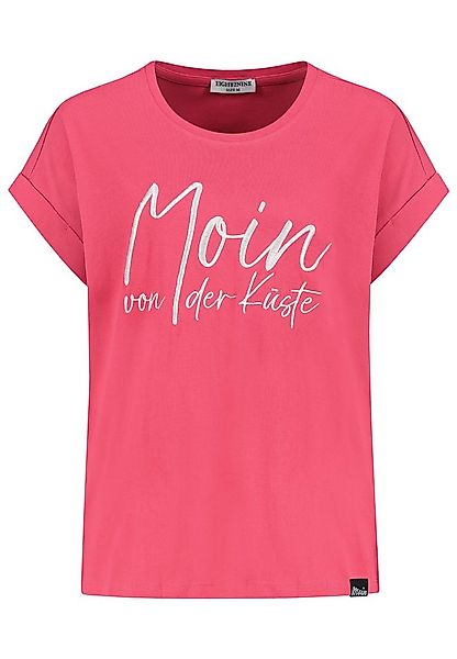 Eight2Nine T-Shirt Damen Baumwoll T-Shirt im Marine Look Kurzarmshirt mit m günstig online kaufen