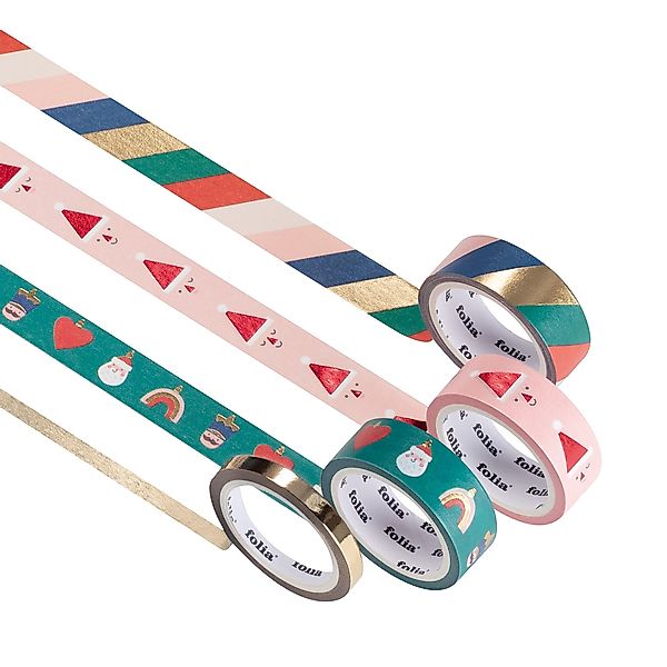 Folia Klebeband Washi Tape Set Hotfoil günstig online kaufen