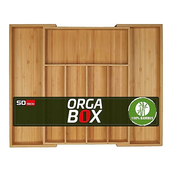 SO-TECH® Besteckeinsatz ORGA-BOX® III Universal Bambus günstig online kaufen