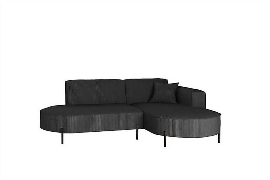 Fun Möbel Ecksofa Sofa VALENCIA XS in Stoff Scala, Ottomane Links oder Rech günstig online kaufen