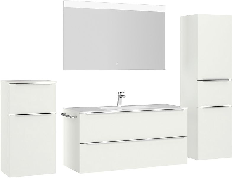 nobilia Badmöbel-Set "Levere" vormontiert, mit Soft-Close, 4 Stk. tlg. günstig online kaufen