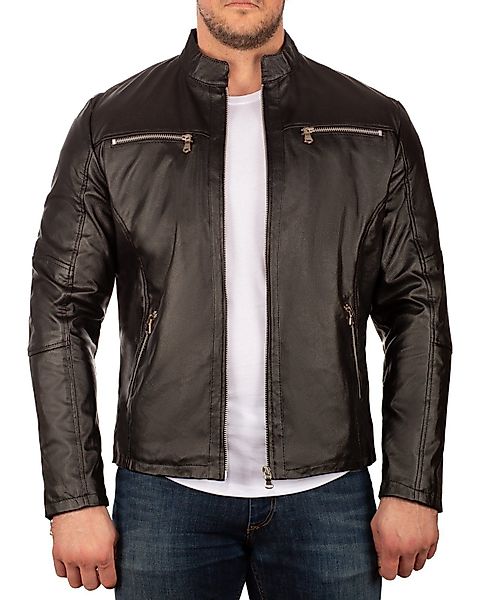 Reichstadt Lederjacke Herren Slim Fit Jacke günstig online kaufen