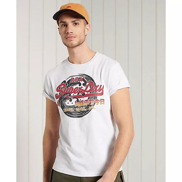 Superdry Vintage Logo Itago 220 Kurzarm T-shirt L Ice Marl günstig online kaufen