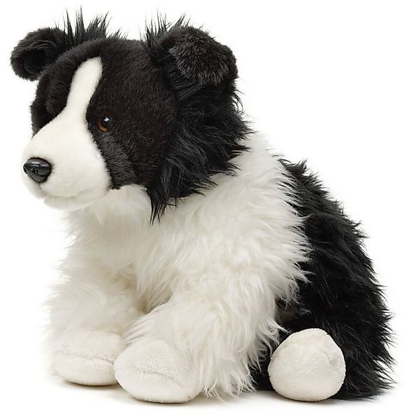 Uni-Toys Kuscheltier Border Collie, sitzend - m/o Leine - 30 cm - Plüsch-Hu günstig online kaufen