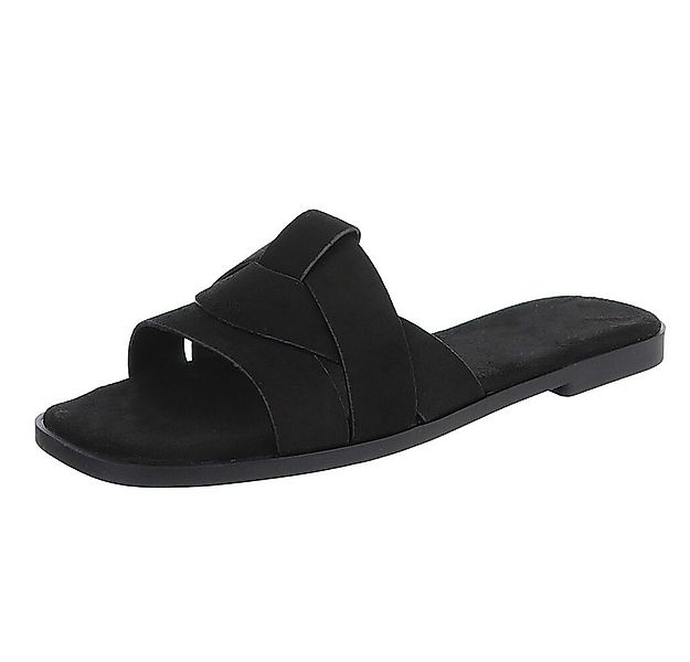 Ital-Design Moderne Damen Sandalen mit geflochtenem Design für Freizeit Pan günstig online kaufen
