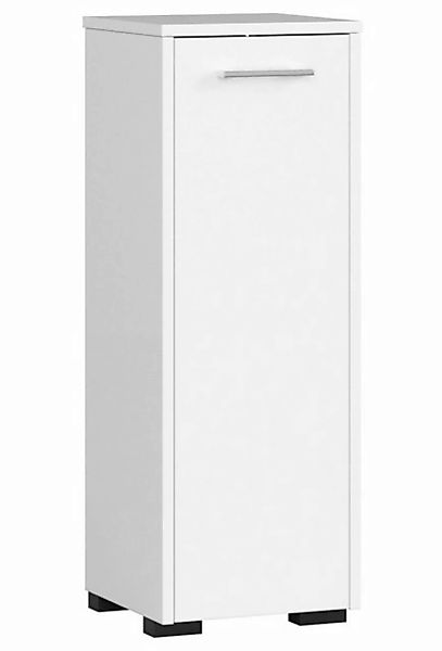 Home Collective Hochschrank Badezimmerschrank schmal in weiß mit 1 Tür und günstig online kaufen