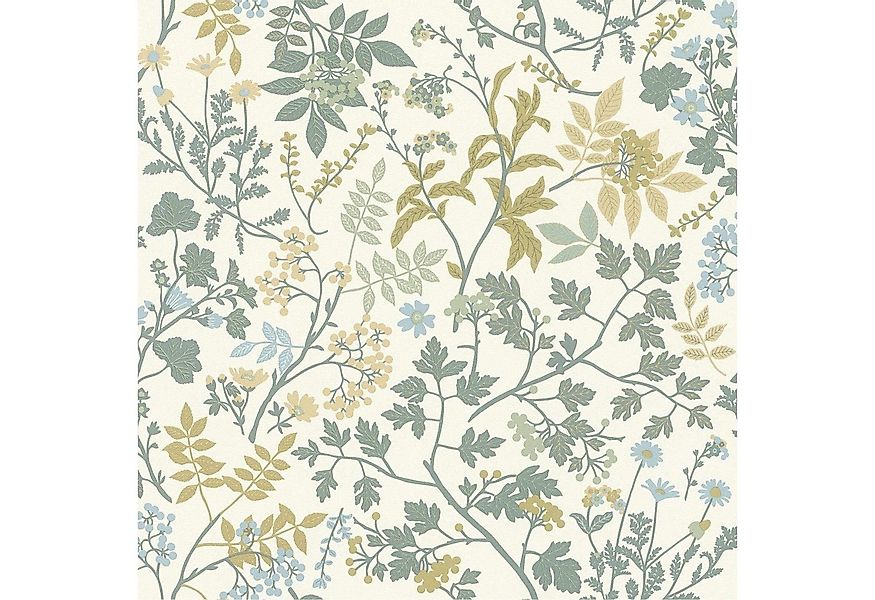 Rasch Vliestapete 868517 Tapete Modern 53 x 1005 cm Rasch Selection Grün günstig online kaufen