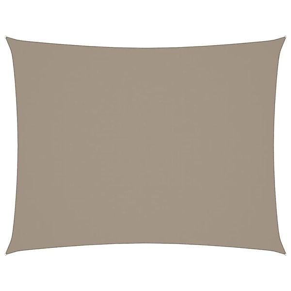 vidaXL Sonnensegel Oxford-Gewebe Rechteckig 5x7 m Taupe 135440 günstig online kaufen