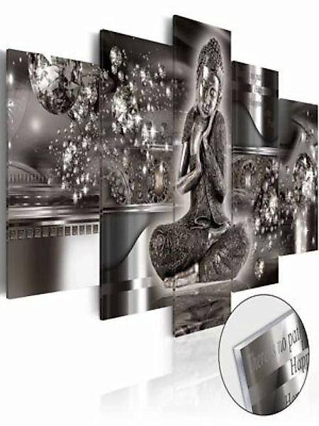 artgeist Acrylglasbild Silver Serenity [Glass] mehrfarbig Gr. 100 x 50 günstig online kaufen