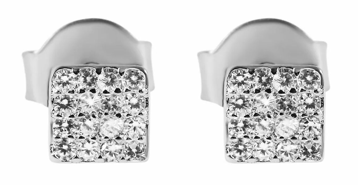 Adelia´s Paar Ohrhänger "Damen Ohrringe – Ohrstecker aus 925 Silber mit Zir günstig online kaufen
