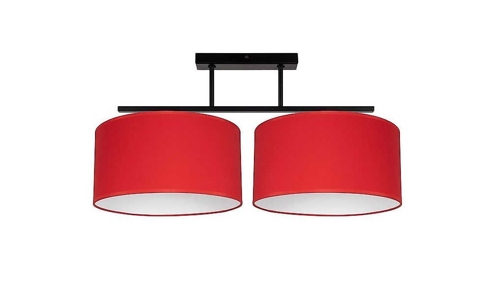 Licht-Erlebnisse Deckenleuchte BIRNO, ohne Leuchtmittel, Metall Stoff E27 S günstig online kaufen