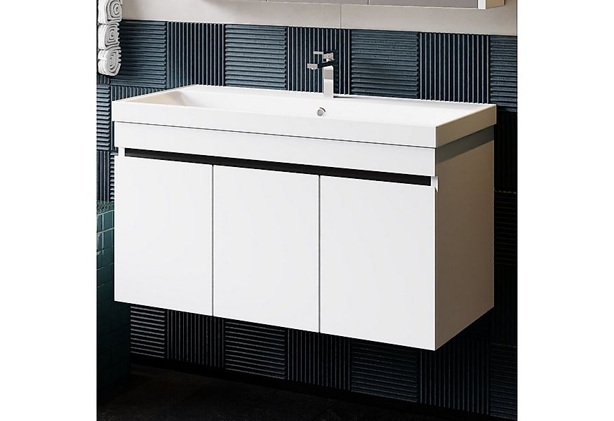 Karen Waschtisch-Set Waschtisch mit Unterschrank Venus Weiß, (2-St., Der Li günstig online kaufen