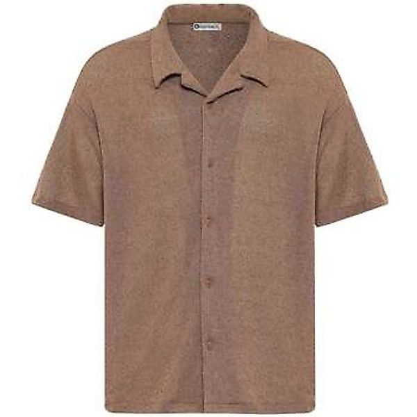 Dandalo  Hemdbluse Joris Oversize Lapel Collar Short Sleeve Shirt günstig online kaufen