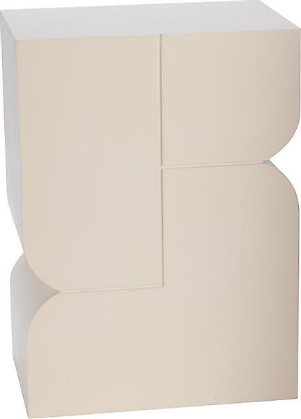 BEISTELLTISCH minimalistisch ca. 43 cm creme günstig online kaufen