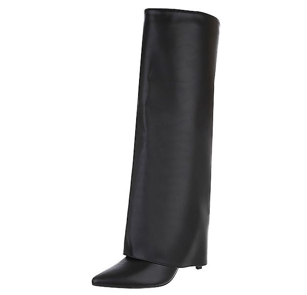 Ital-Design Moderne Damen-Stiefel mit spitzem Zehenbereich für Alltag High- günstig online kaufen