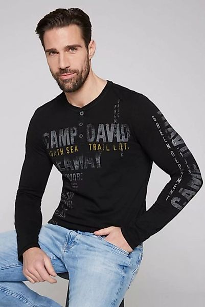 CAMP DAVID Henleyshirt aus Baumwolle günstig online kaufen