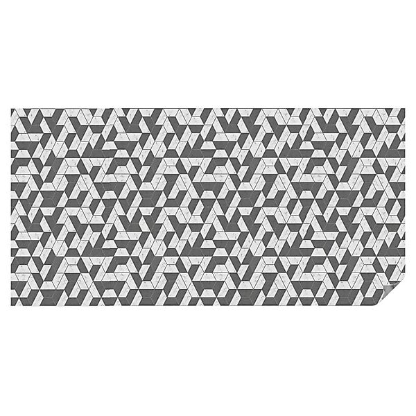 Tulup Buntglasfolie Geometrische Illusionen Fensterfolie Buntglas Selbstkle günstig online kaufen