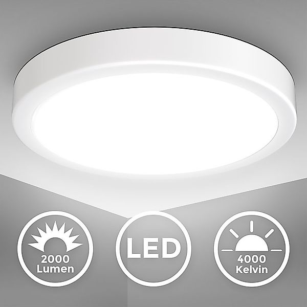 B.K.Licht Deckenleuchte BKL1521, LED fest integriert, günstig online kaufen