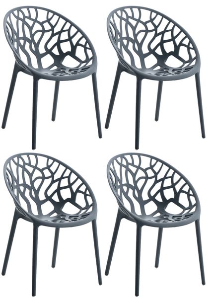 CLP Gartenstuhl Hope (4er Set), Kunststoff, günstig online kaufen