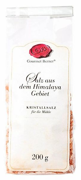 Gourmet Berner Salz vom Fuße des Himalaya Kristallsalz für Salzmühle Beutel günstig online kaufen