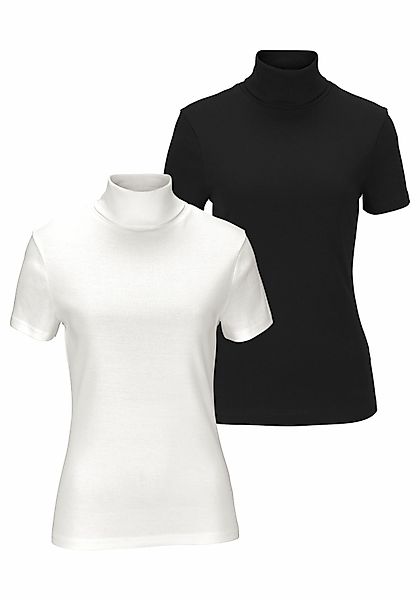 Flashlights Rollkragenshirt (Packung, 2-tlg., 2er-Pack) eng günstig online kaufen