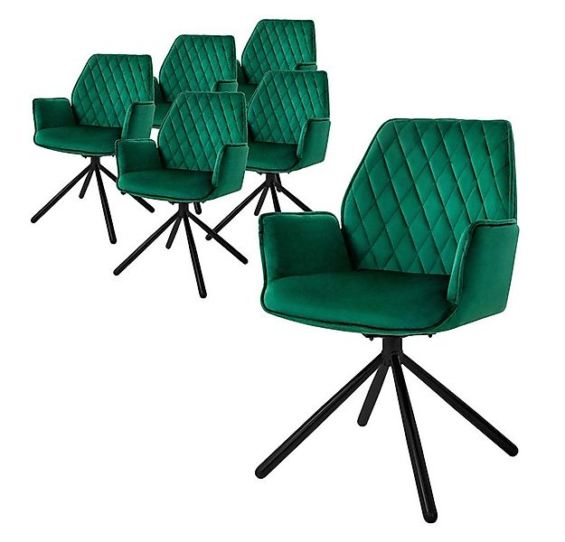 ML-DESIGN Polsterstuhl Drehstuhl mit Armlehne & Rückenlehne Ergonomische mi günstig online kaufen