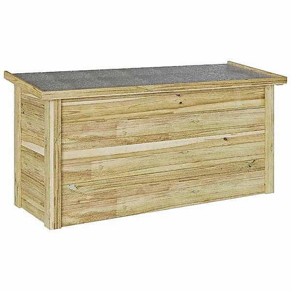 vidaXL Gartenbox Aufbewahrungsbox mit Speicher Braun günstig online kaufen