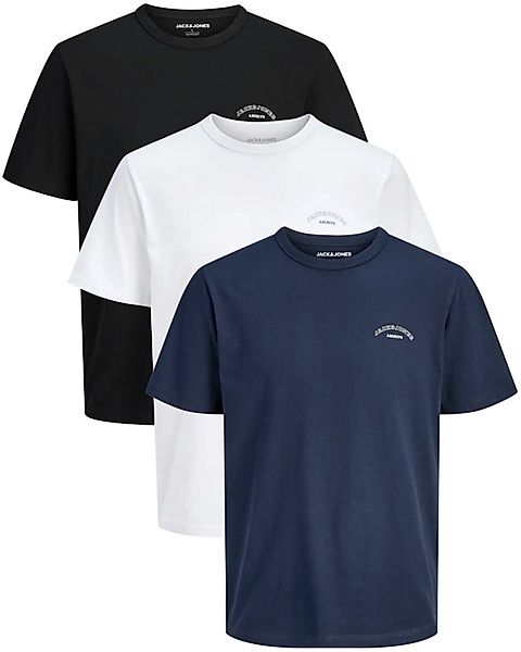 Jack & Jones Print-Shirt stilvolle Slim-Fit und Regular Shirts (Spar Set, 3 günstig online kaufen