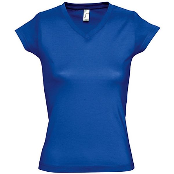 Sols  T-Shirt MOON COLORS GIRL-camiseta mujer cuello pico -  100% algodón günstig online kaufen