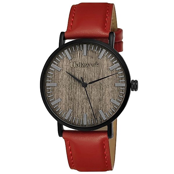 Holzwerk Quarzuhr NAUEN Designer Edelstahl & günstig online kaufen