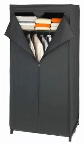 WENKO Kleiderschrank Deep Black mit Ablage, Stoffschrank, Faltschrank schwa günstig online kaufen