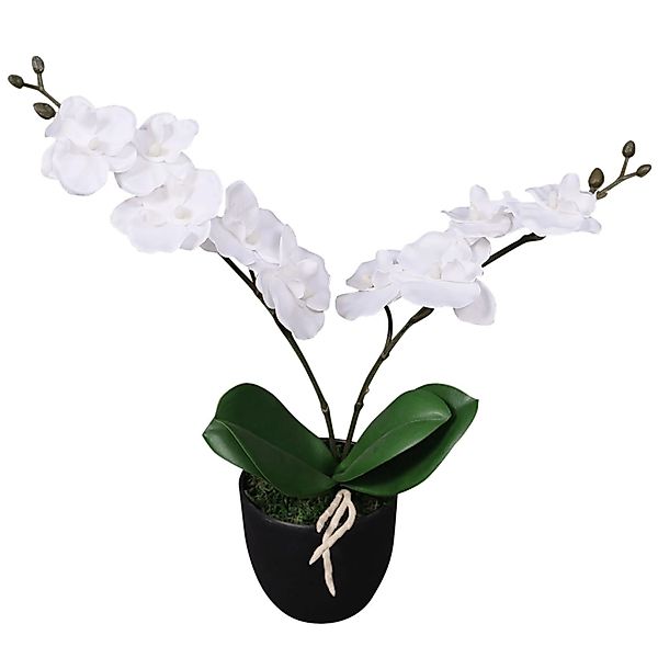 Kunstpflanze Künstliche Orchidee mit Topf 30 günstig online kaufen
