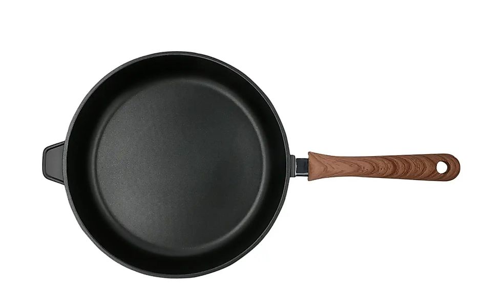 KHG Bratpfanne   ¦ schwarz ¦ Aluminium ¦ Maße (cm): H: 7  Ø: 28 Töpfe & Pfa günstig online kaufen