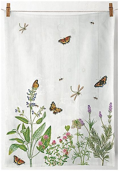 Ambiente® Geschirrtuch Herb garden, (1-tlg., 1-teilig), Geschirrtücher ca.5 günstig online kaufen