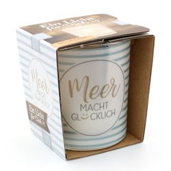 Dekohelden24 Windlicht Windlichtglas inkl.1 Teelicht, Meer günstig online kaufen