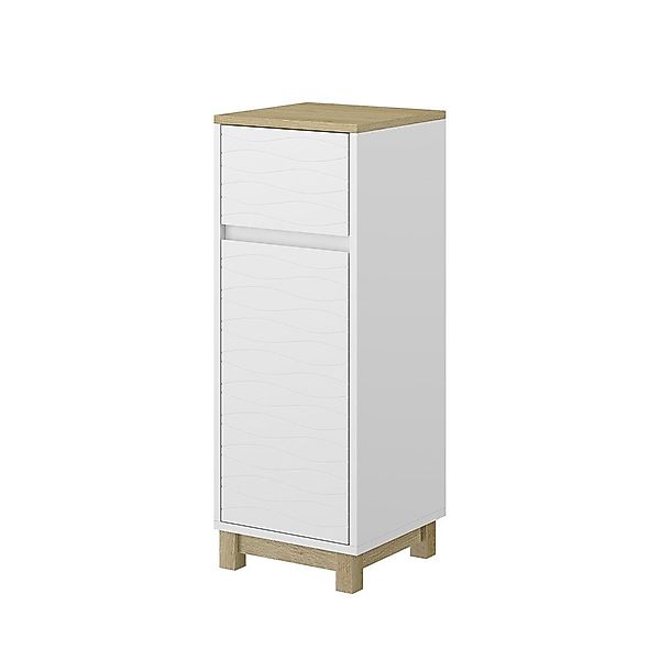 Vicco Midischrank Livia, Weiß/Holz, 30 x günstig online kaufen