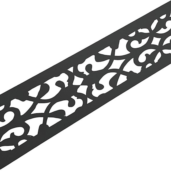 zaunzu Sichtschutz PREMIUM Dekor Orient Zaunstreifen Lasermuster Anthrazit günstig online kaufen