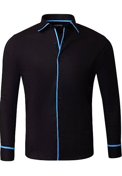 Reslad Langarmhemd Reslad Herren Hemd Madison Langarm RS-7118 (3-tlg) Männe günstig online kaufen