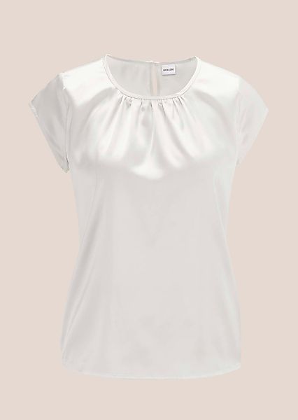 MADELEINE Shirtbluse Kurzes Satin-Shirt in trendstarker günstig online kaufen