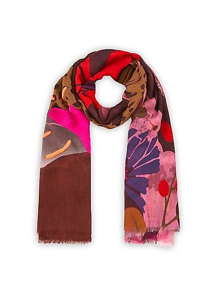 Codello Schal PRINTED SCARF WOOL/MODAL LEOPARD günstig online kaufen