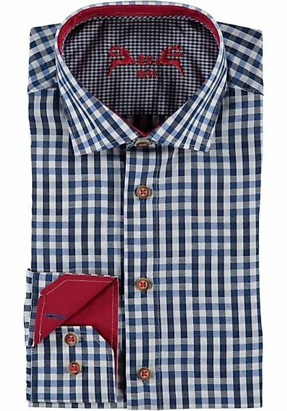 OS-Trachten Trachtenhemd Merogu mit extra langen Ärmeln, Manschetten in Kon günstig online kaufen