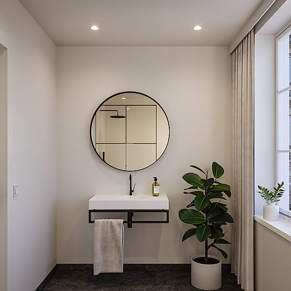 Paulmann LED-Einbaulampe Cole Coin weiß Ø9cm IP44 dim 3x-Set günstig online kaufen