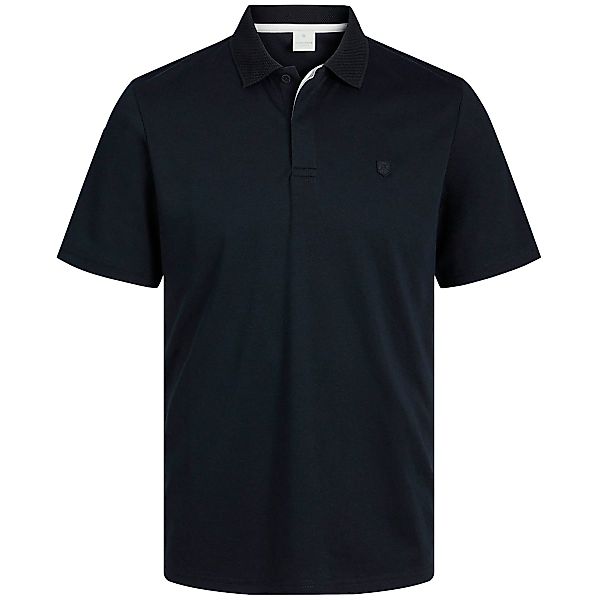 Jack&Jones Poloshirt aus Biobaumwolle Farbe dunkelblau Größe: 4XL günstig online kaufen
