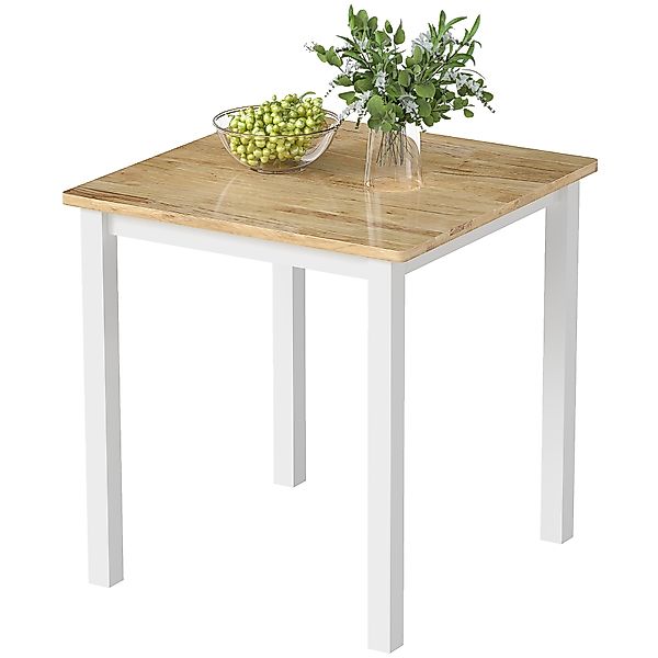 HOMCOM Esstisch 69 x 69 cm Küchentisch für 2-4 Personen Esszimmertisch Klei günstig online kaufen