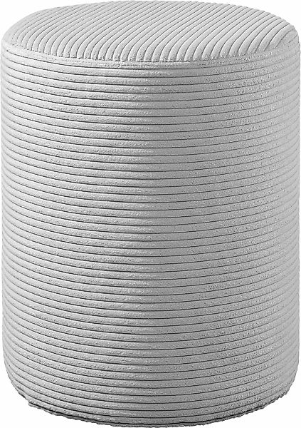 Maintal Polsterhocker "Hügeldorf" Hocker rund aus Cord-Bezug günstig online kaufen